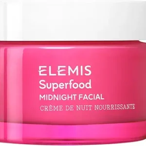 ELEMIS Superfood Midnight Facial, Moisturizer Face Cream, Hydrating Face Moisturizer for Dry Skin, Firming Facial Cream, Camu Camu & Vitamin C Cream